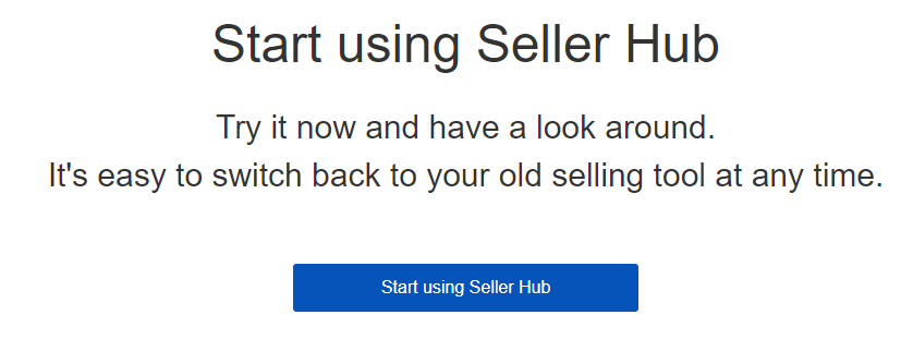 Tell us what you think about the Seller Hub Order - The